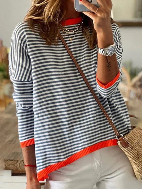Sophie - Striped Long Sleeve Top