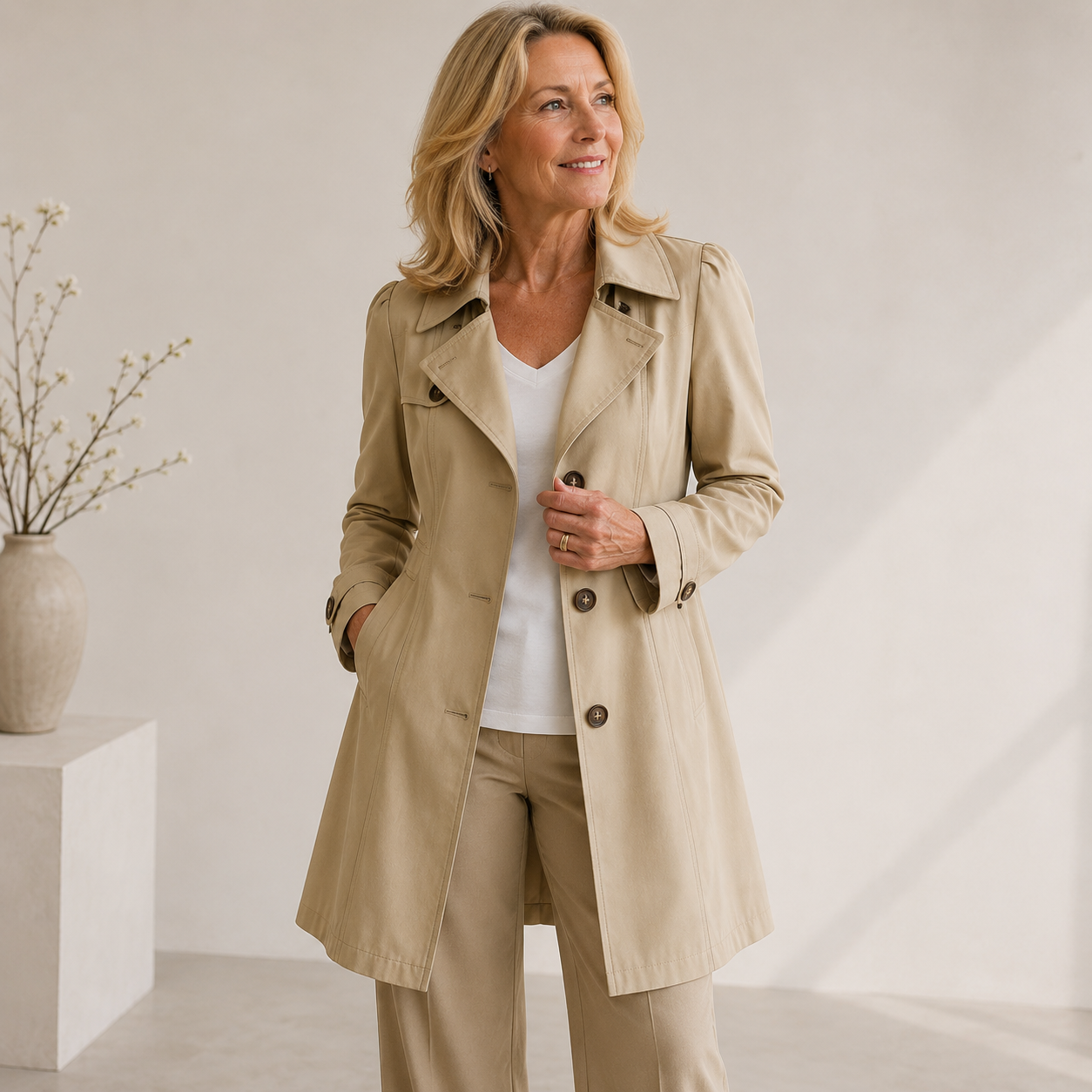 Veyressa - Vintage Trench Coat