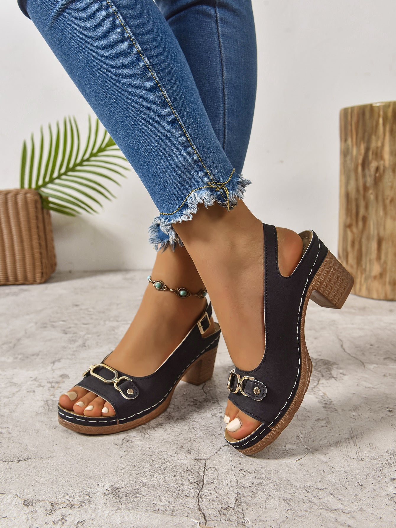 Sienna - Roman High Heel Sandals