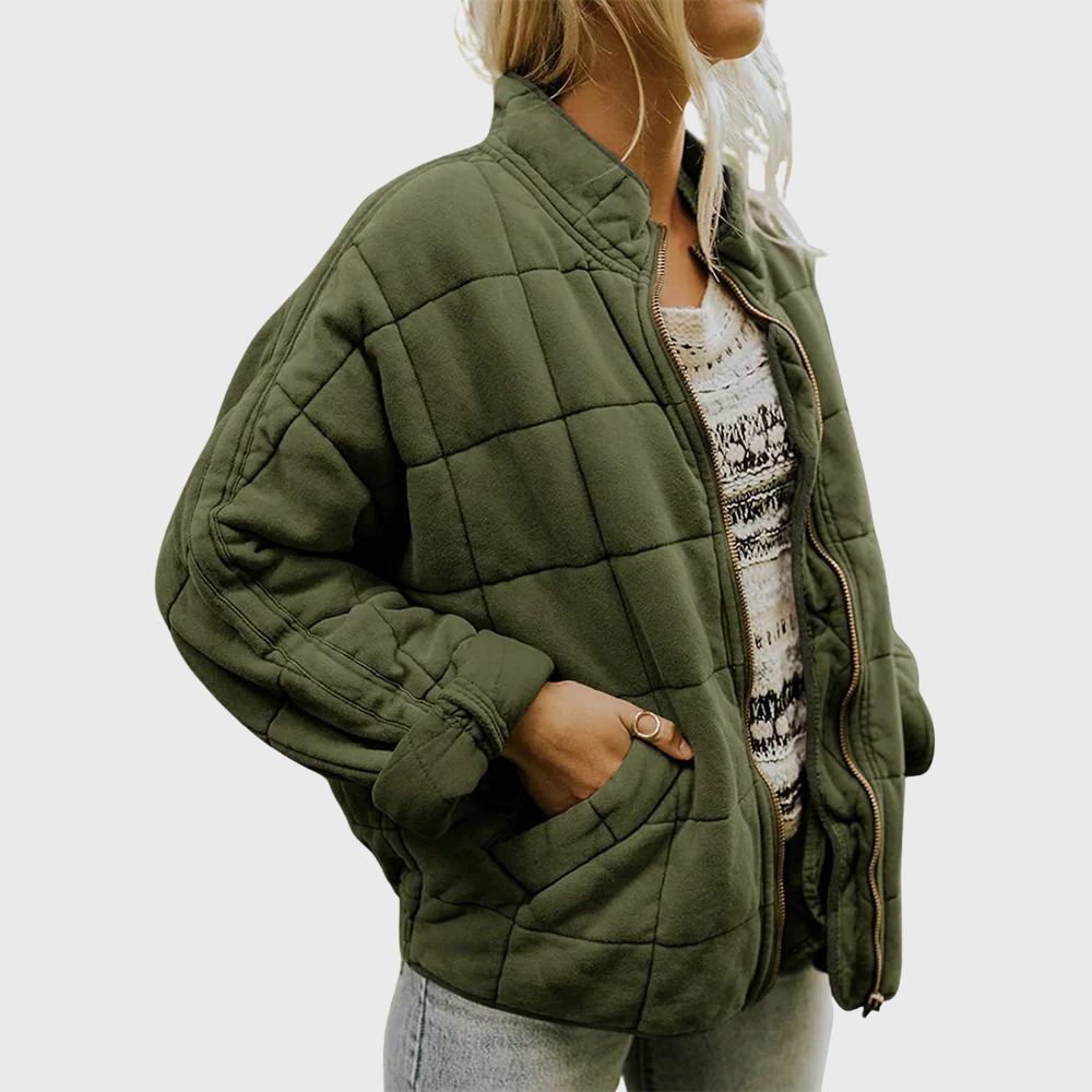 Josiane - Elegant oversized quilted jacket