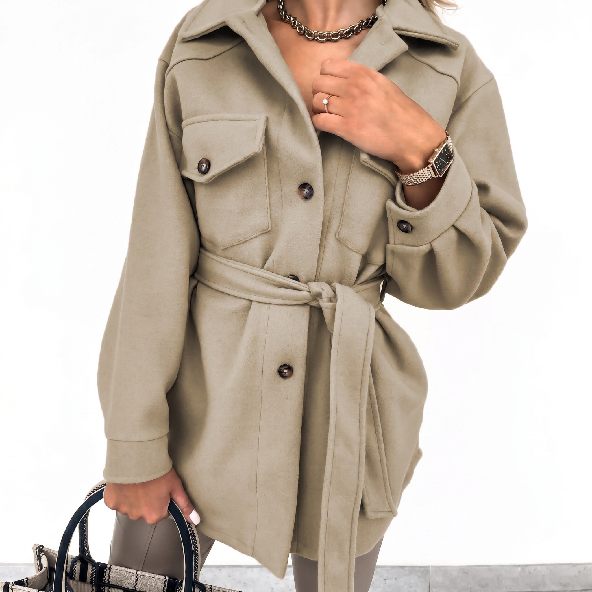 Elara - Elegant Tailored Coat