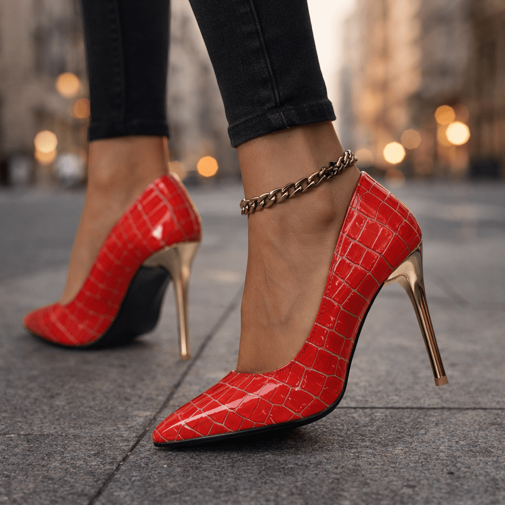 Aurea Gold Heels
