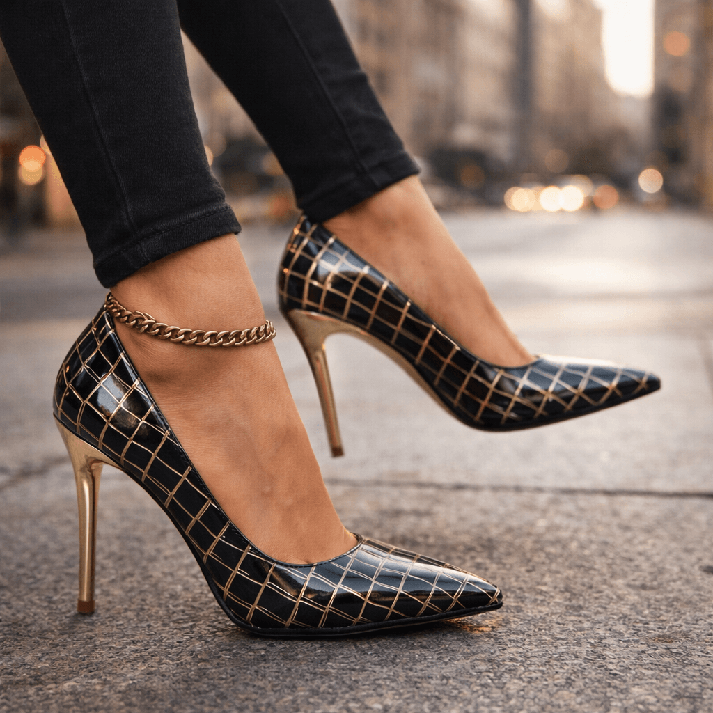 Aurea Gold Heels