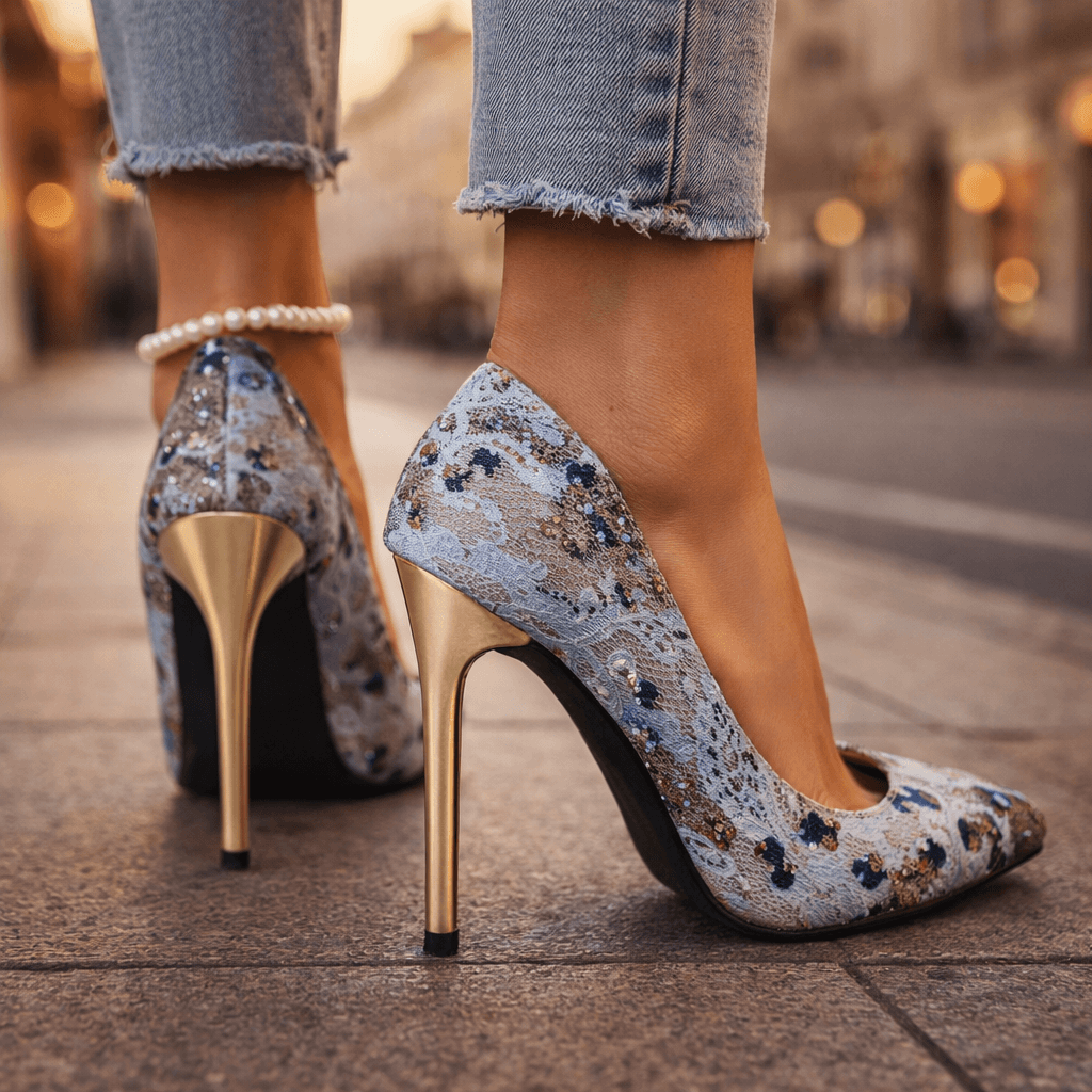 Aurora Bloom Heels