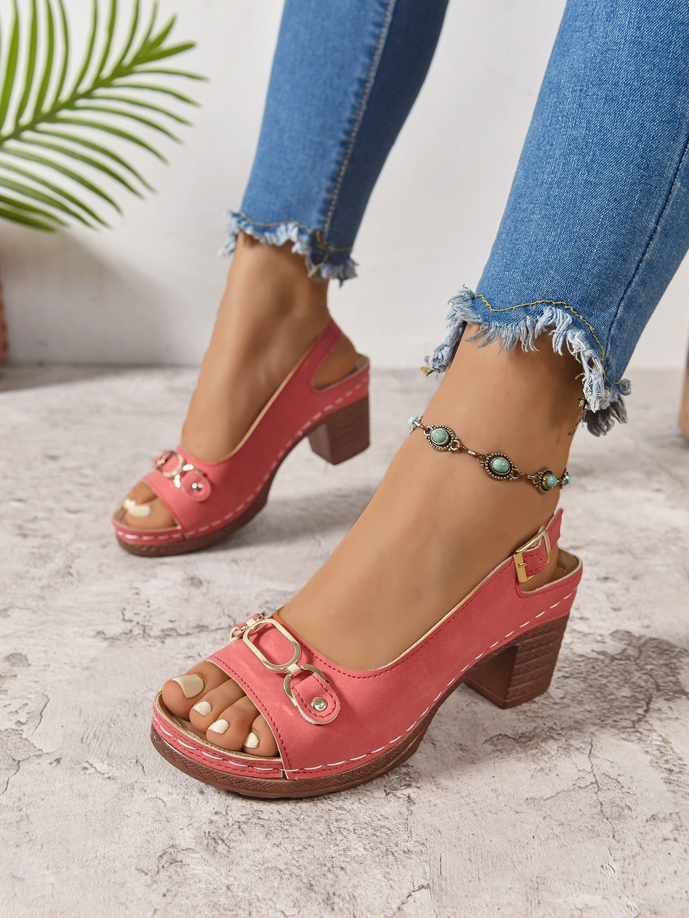 Sienna - Roman High Heel Sandals
