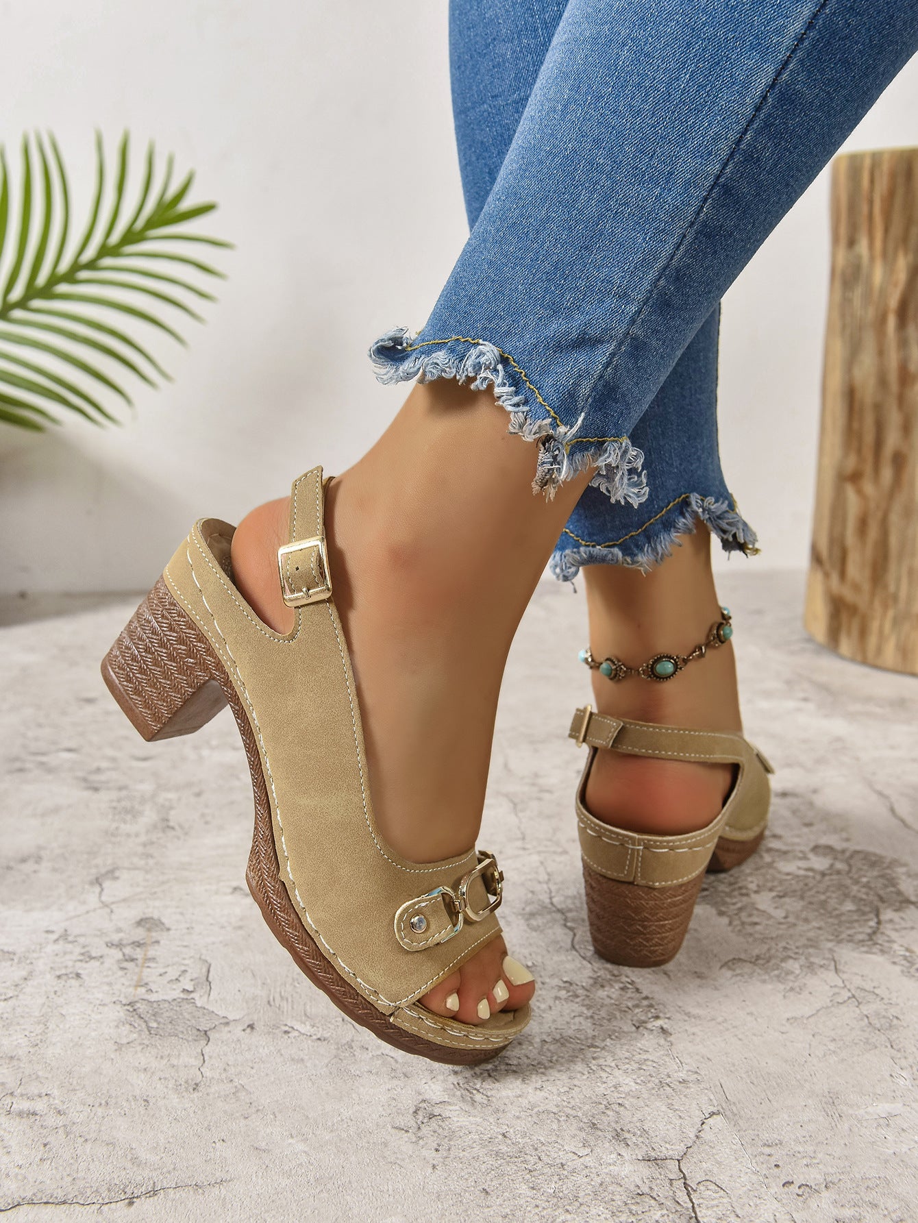 Sienna - Roman High Heel Sandals