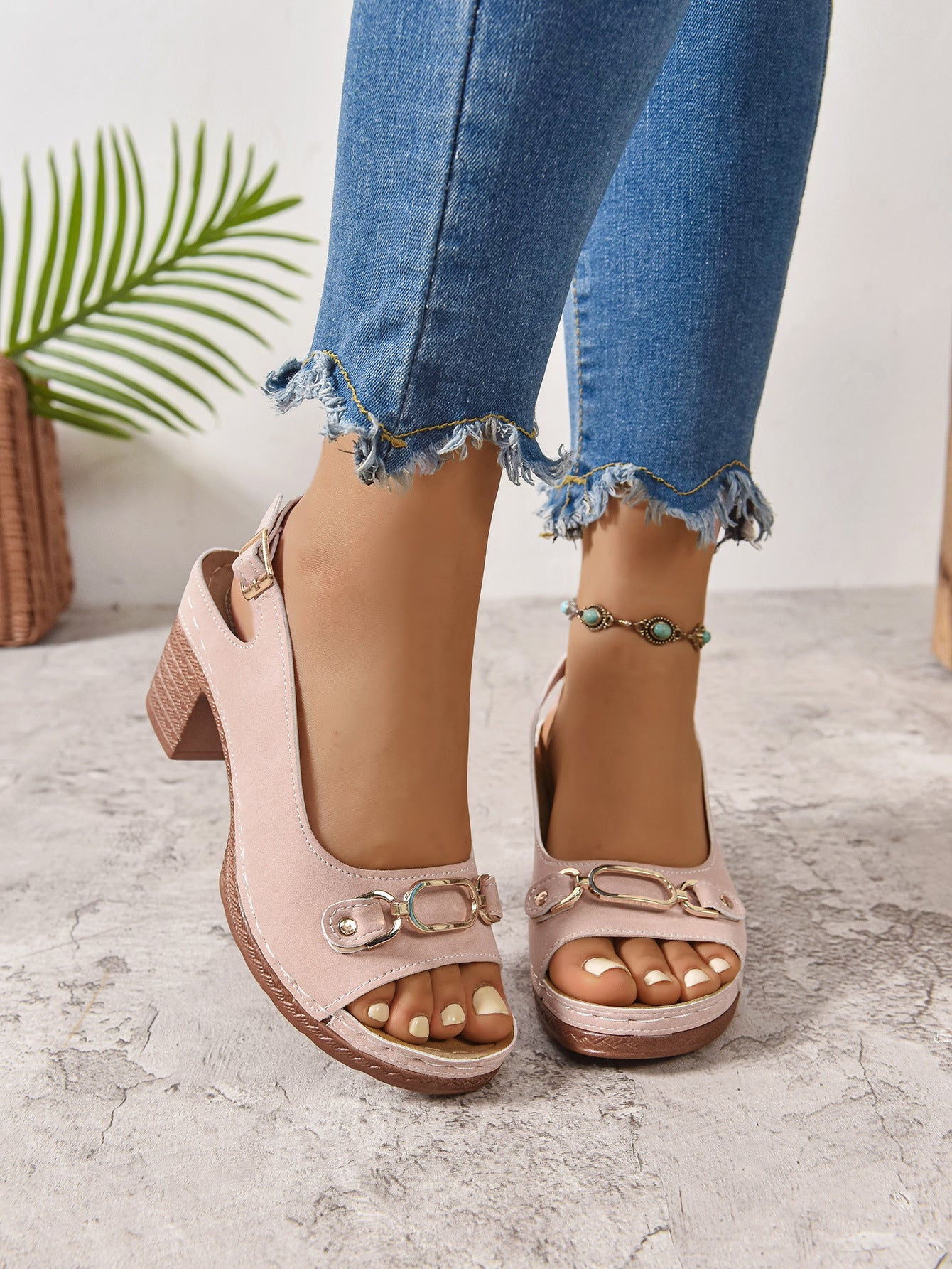 Sienna - Roman High Heel Sandals