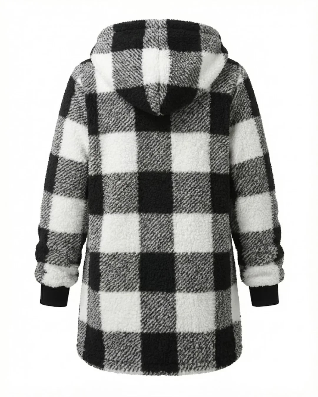 Sarah - Oversized Plaid Coat