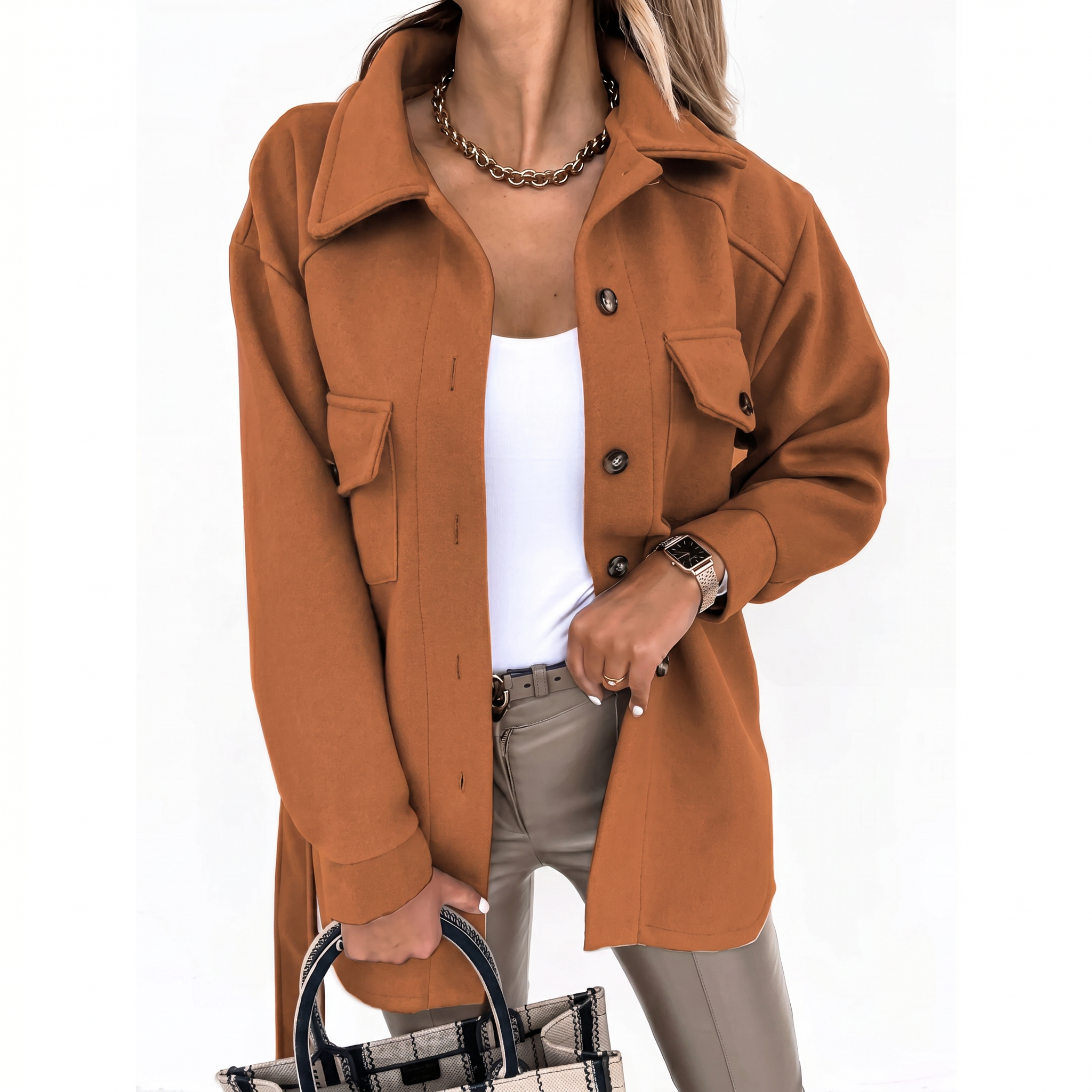 Elara - Elegant Tailored Coat